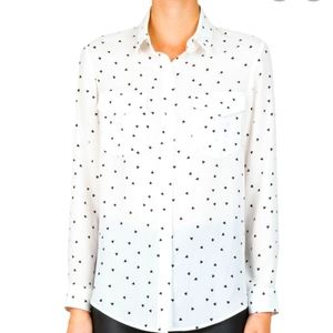 The Kooples heart button up blouse - size 0